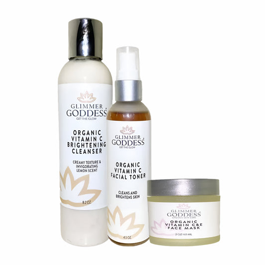 Glimmer Goddess Skin Care 3 Step Cleansing Kit